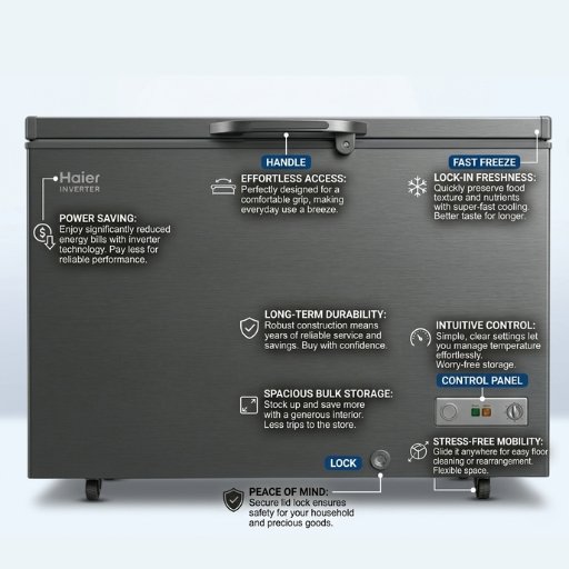 HDF-245 Inverter Deep Freezer - Image 2