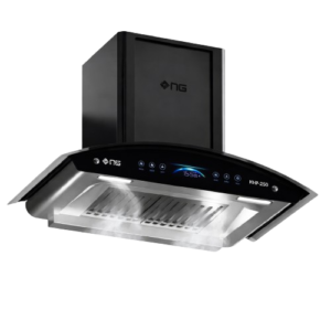 KHD-250 KITCHEN HOODS (NASGAS) Copper Motor, Glass, Large Size Metal Bolower