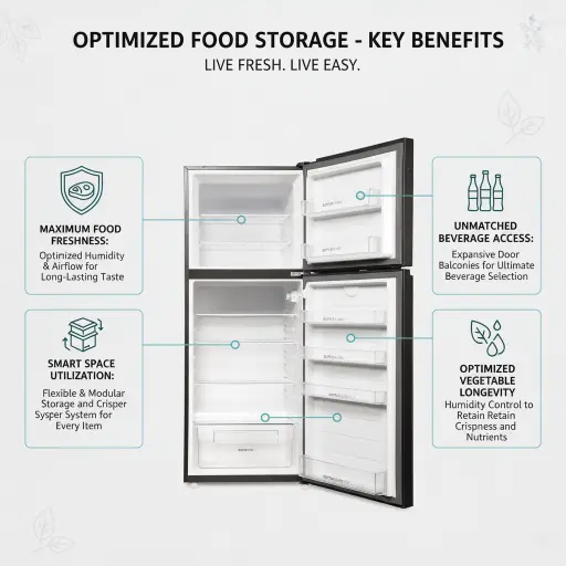 Haier Refrigerator HRF-346 EPR/EPB E Star - Image 2