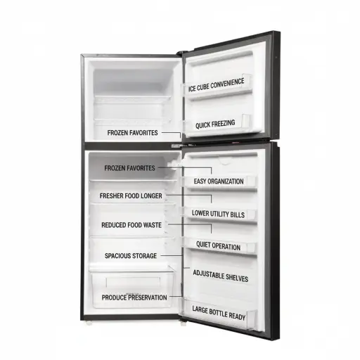 Haier Refrigerator HRF-346 EPR/EPB E Star - Image 4