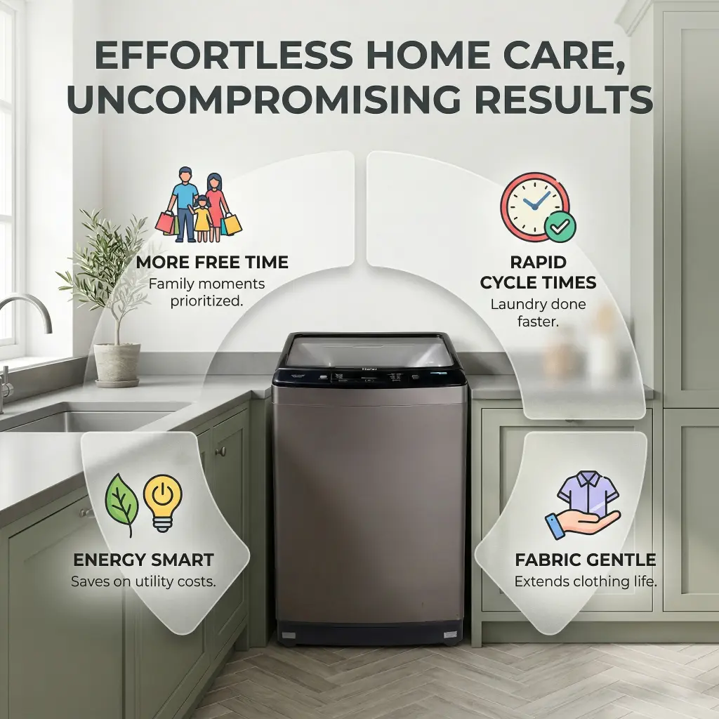 Haier Washing Machine HWM 85-826E Top Load - Image 3