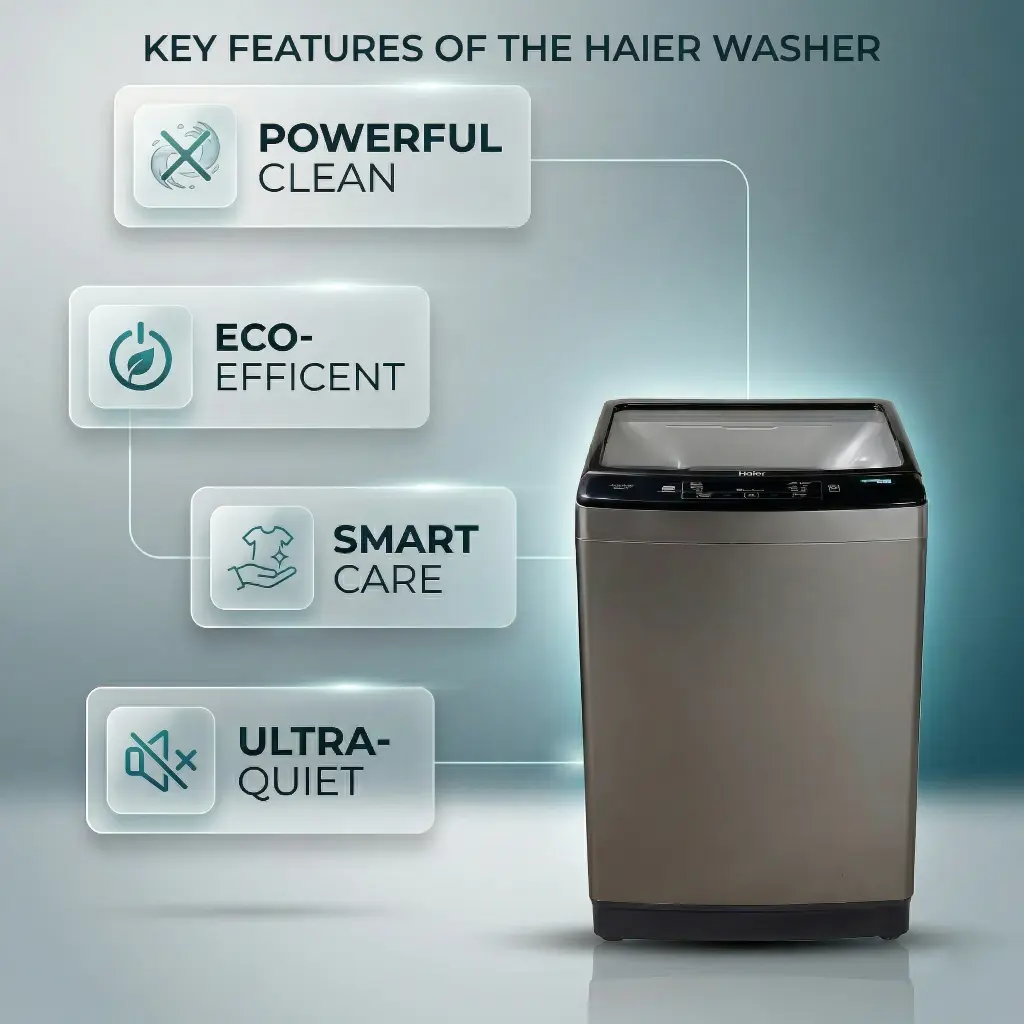 Haier Washing Machine HWM 85-826E Top Load - Image 4