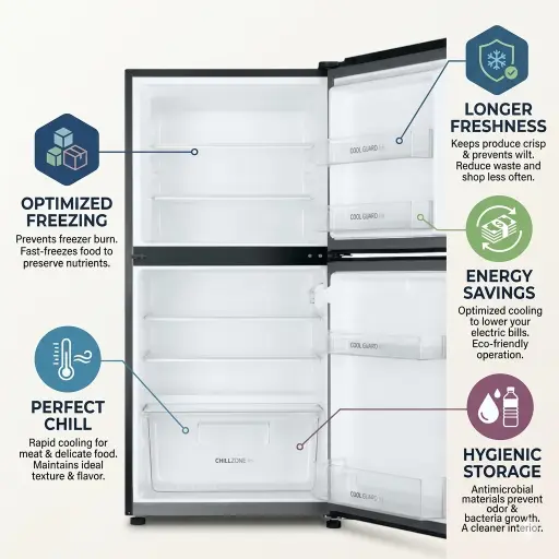 Haier Refrigerator HRF-418 IPRA/IPGA/IPPA (New Launch 2026) Smart Inverter - Image 2