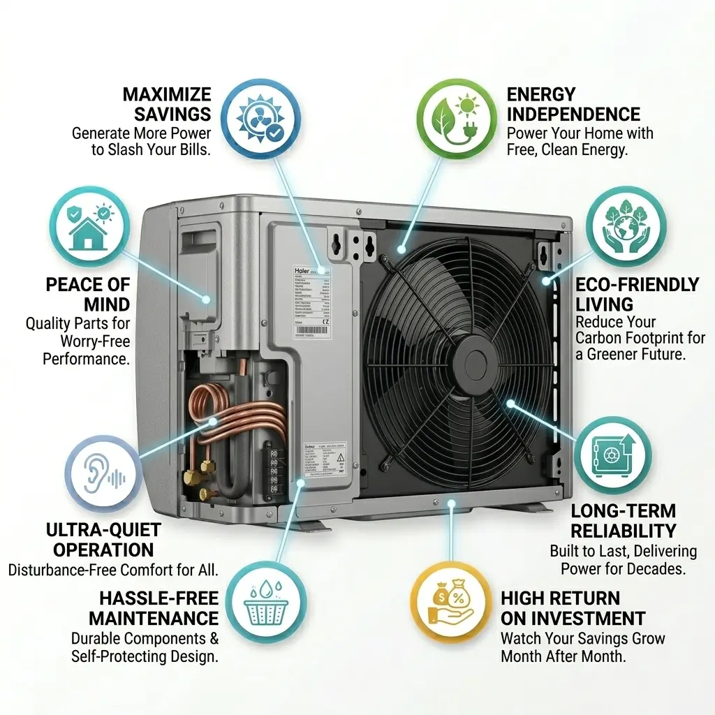 Haier Air Conditioner HSU-19HFS/023WDC(S-G)-T3 Pro 18000 BTU Series - Image 4