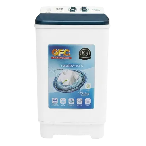 G.F.C Washing Machine Full Plastic Shower Wash Transparent Lid 1210 Max