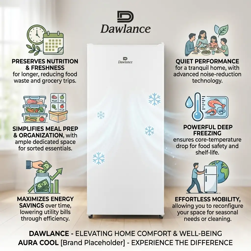 Dawlance Refrigerator 9106 Bedroom REF Series - Image 2