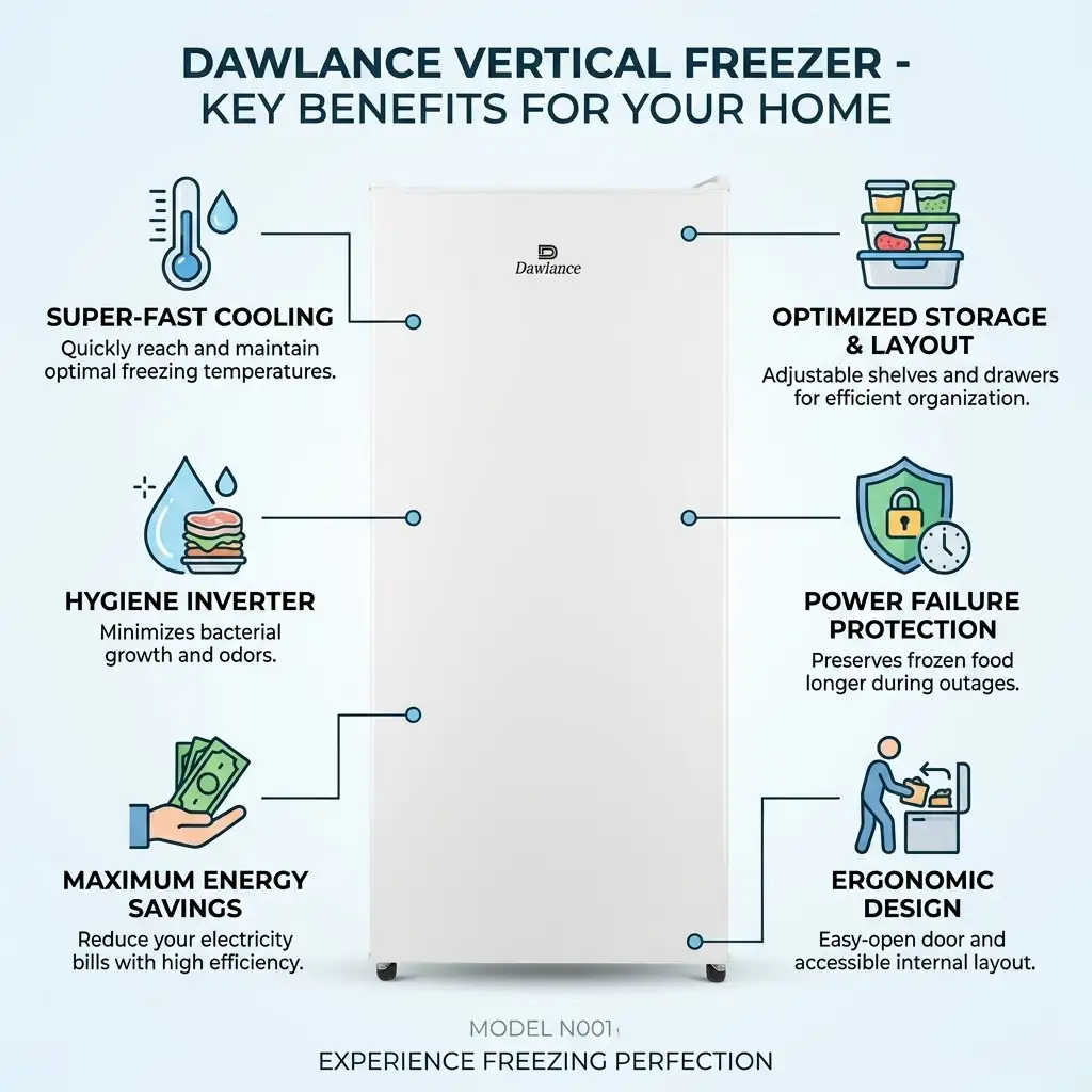 Dawlance Refrigerator 9106 Bedroom REF Series - Image 4