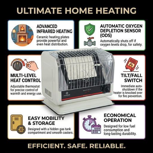 DG-790 Gas Room Heater (Nasgas) - Image 3