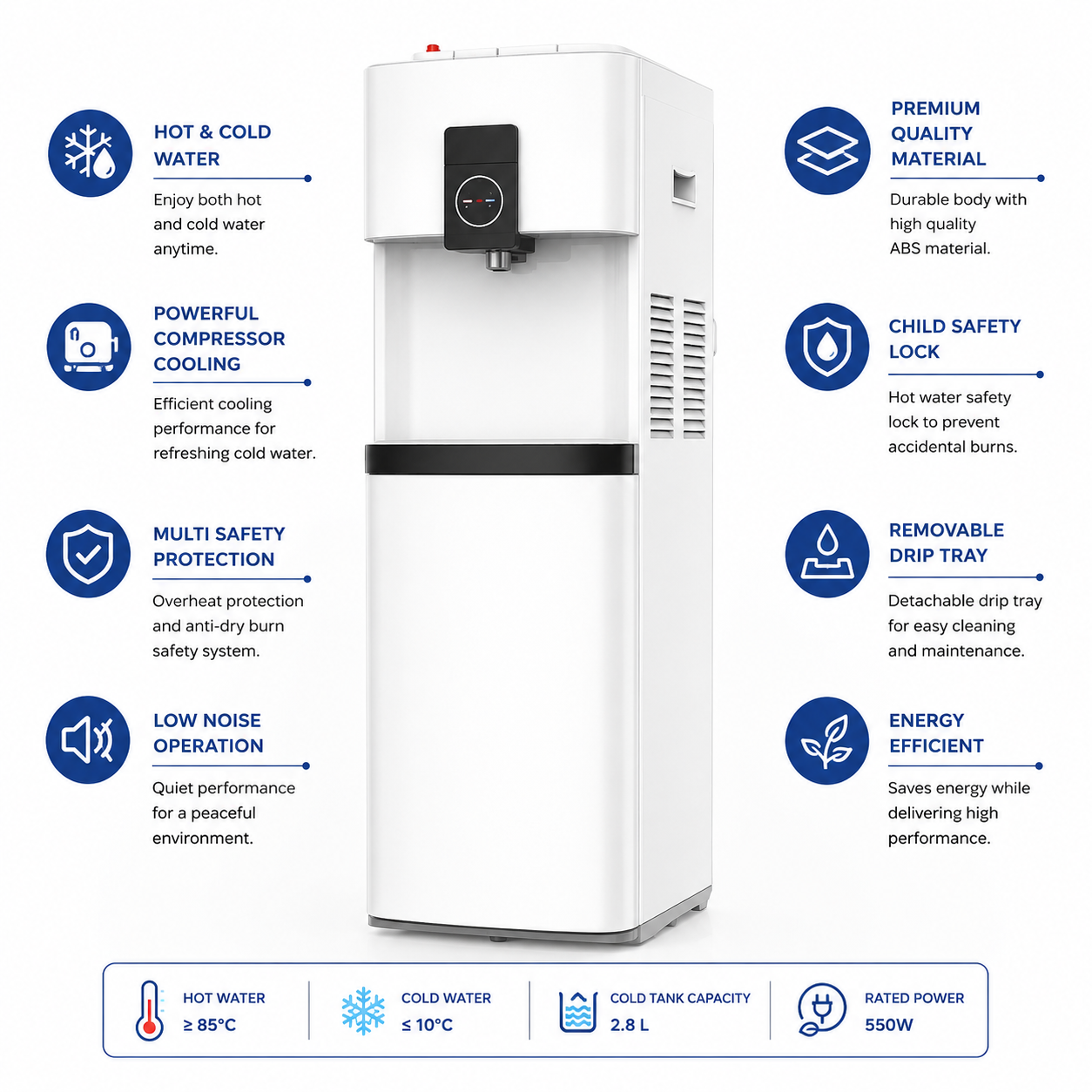 Midea Water Dispenser YL-2037S White
