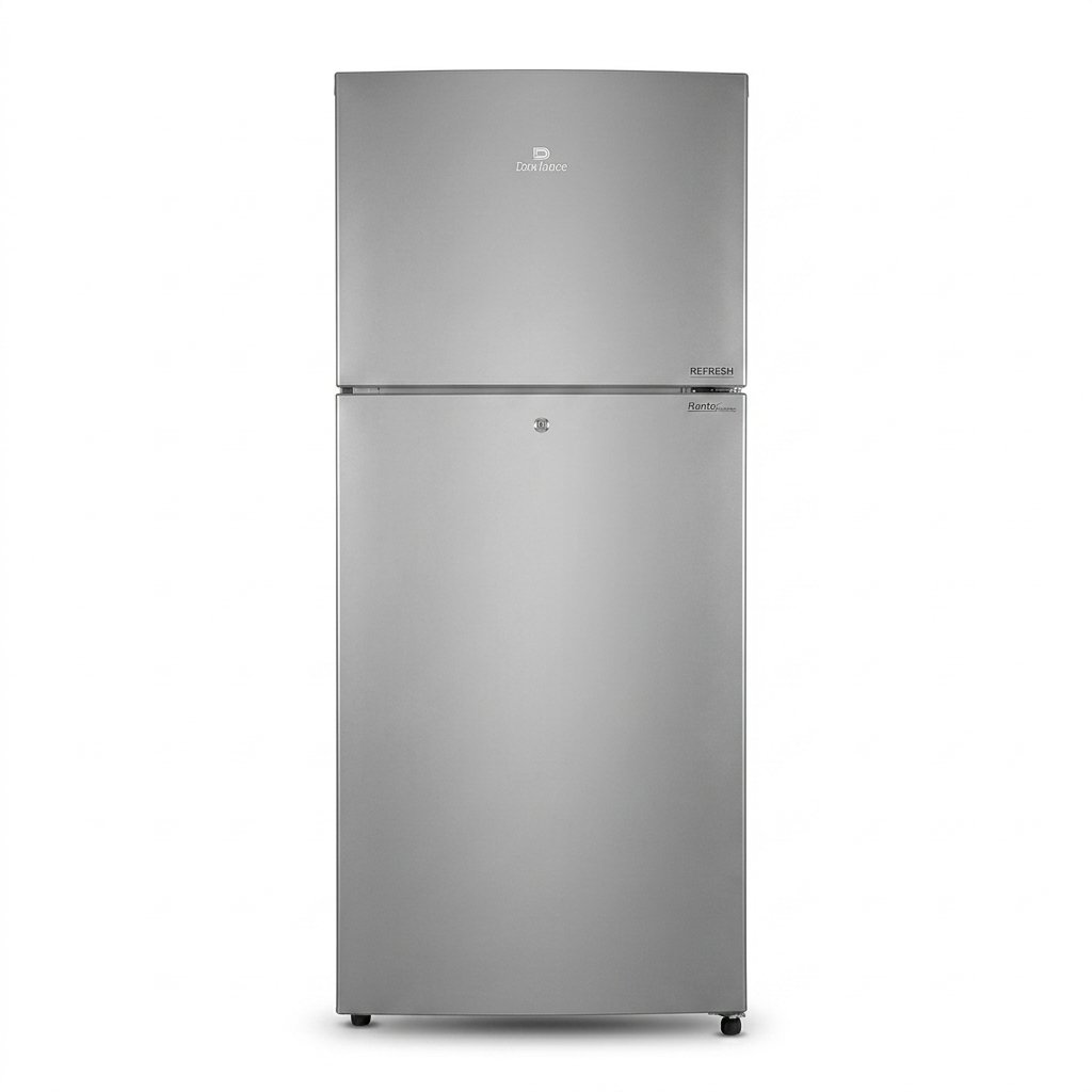 Dawlance Refrigerator 9160LF Chrome Pro Hairline Silver Double Door ( 11 CF )