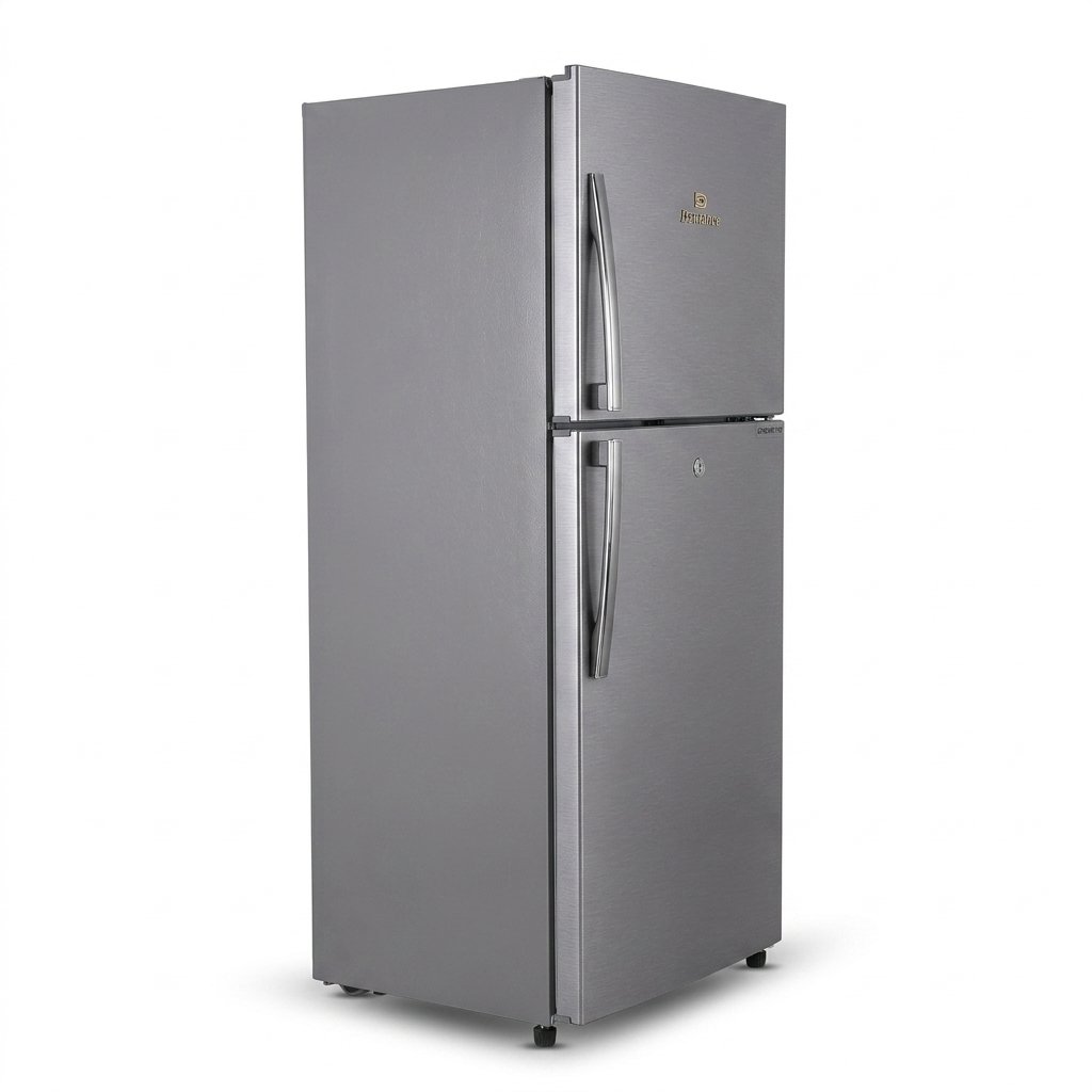 Dawlance Refrigerator 9160LF Chrome Pro Hairline Silver Double Door ( 11 CF )