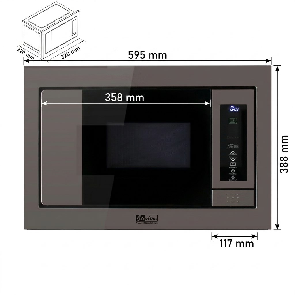 Steeline Built-In Microwave MEG55A SS