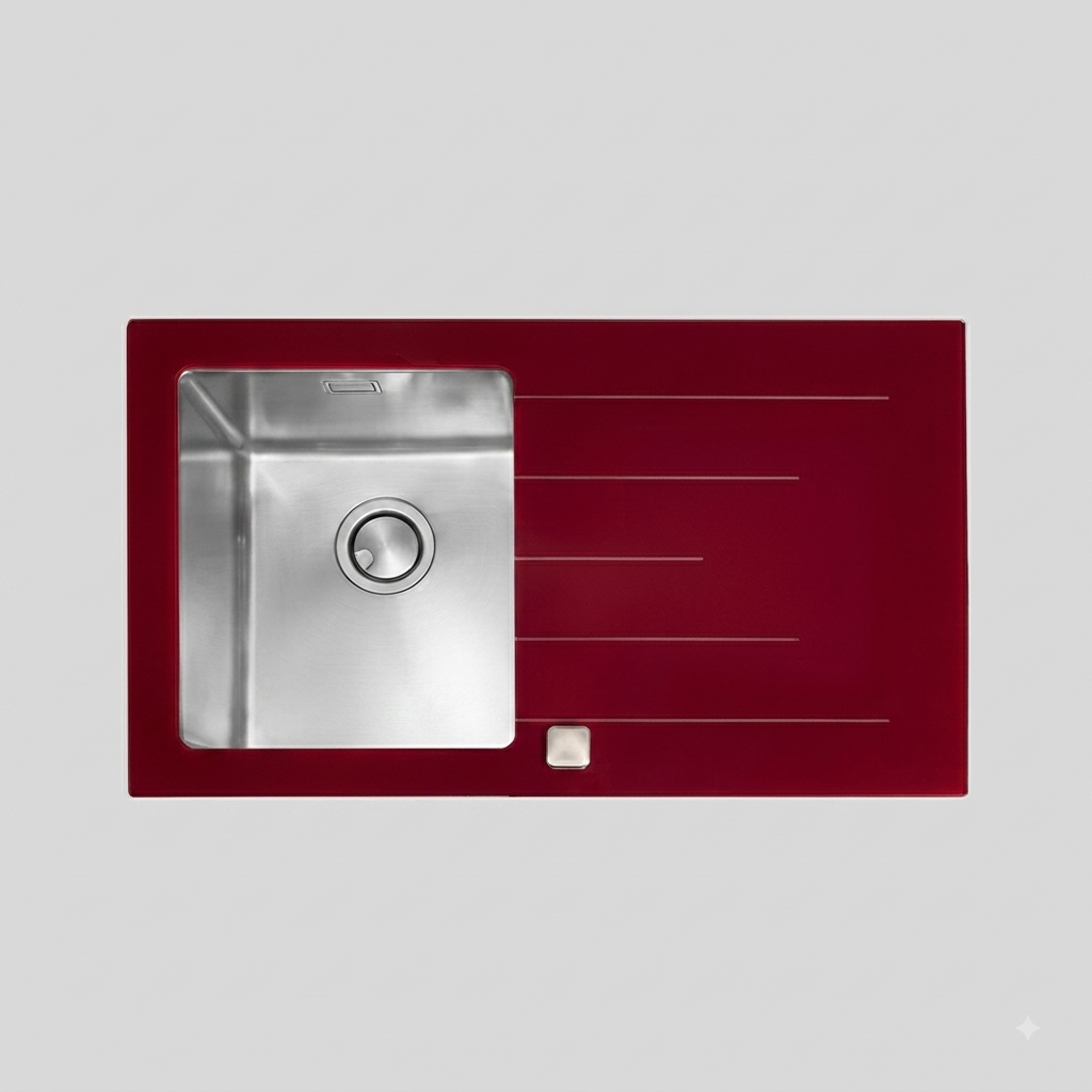 Steeline Glass Sink Pura 861