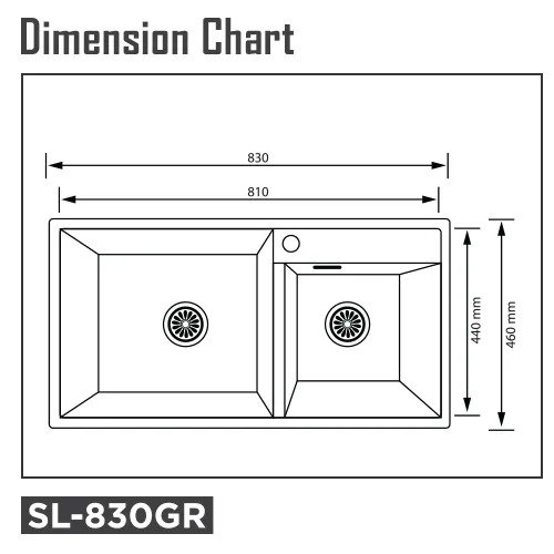 Steeline Granite Sink SL-830GR