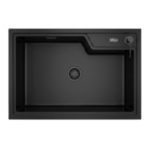 Steeline SL-7447GR (Available in Matte Black - Big Single Bowl)