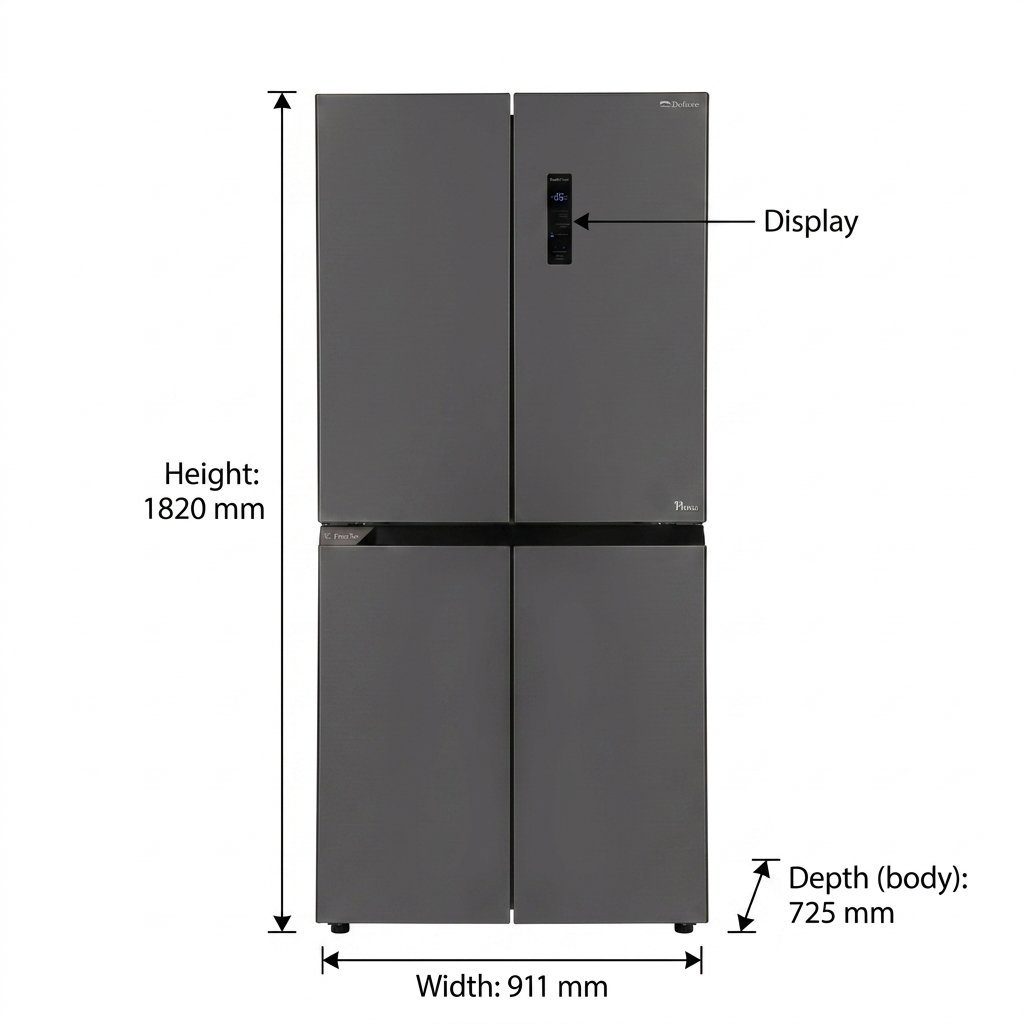 Dawalance Refrigerator DMD 7950 Inv Inox No Frost Refrigerator